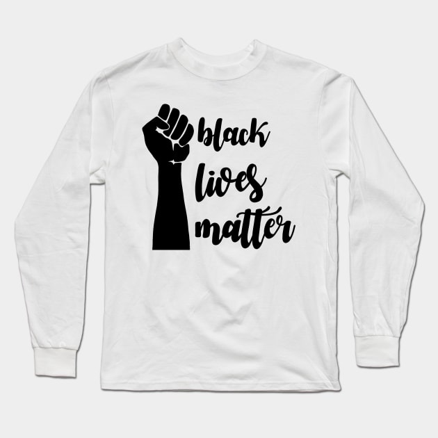 Black lives matter - Fist Long Sleeve T-Shirt by valentinahramov